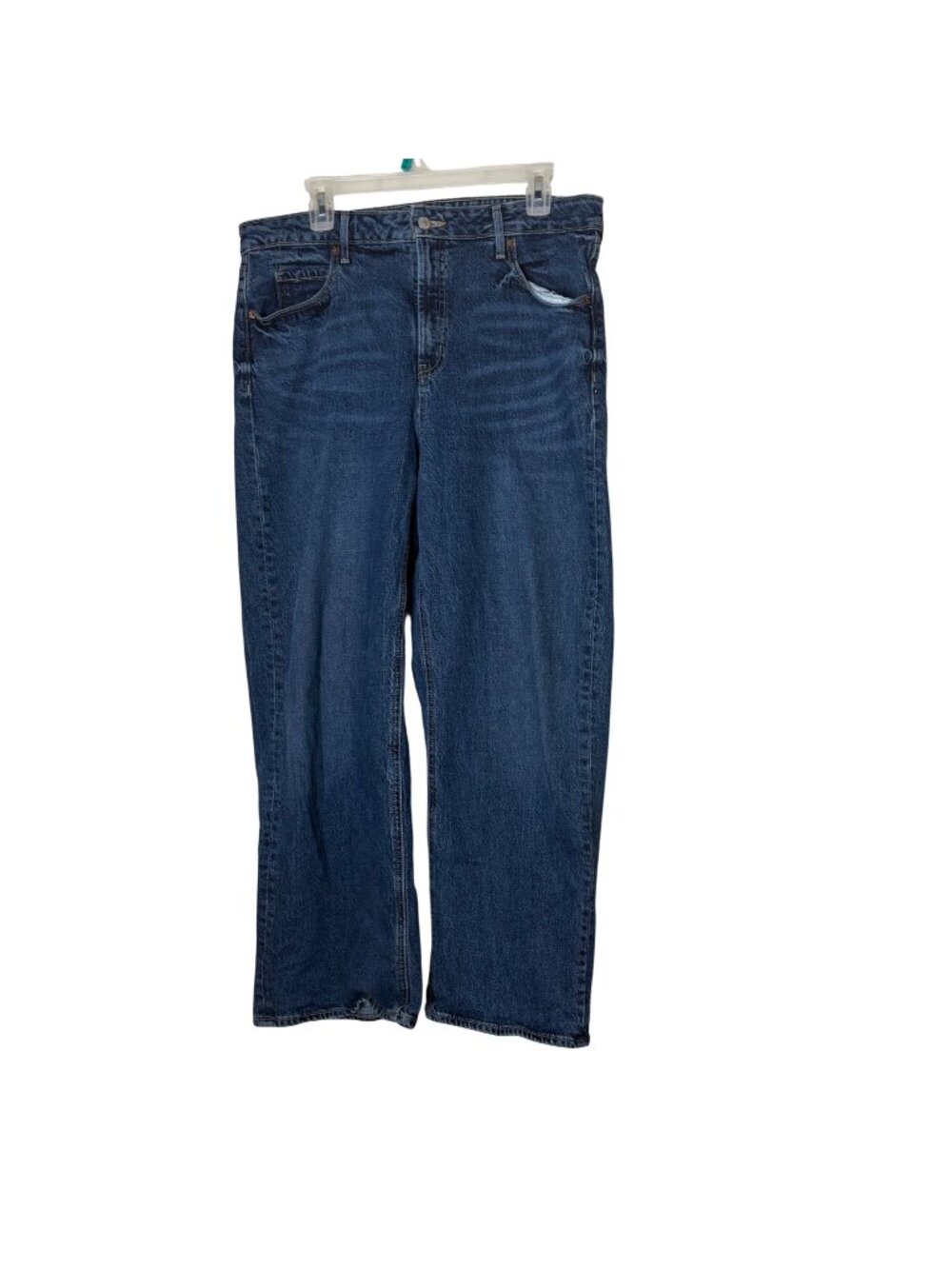 Old Navy Sky Hi Wide Leg Jeans Womens Size 14 Extra High Rise Stretch Denim